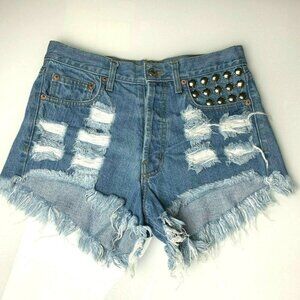Runwaydreamz 450 Studded‎ Vintage Cut off Shorts
